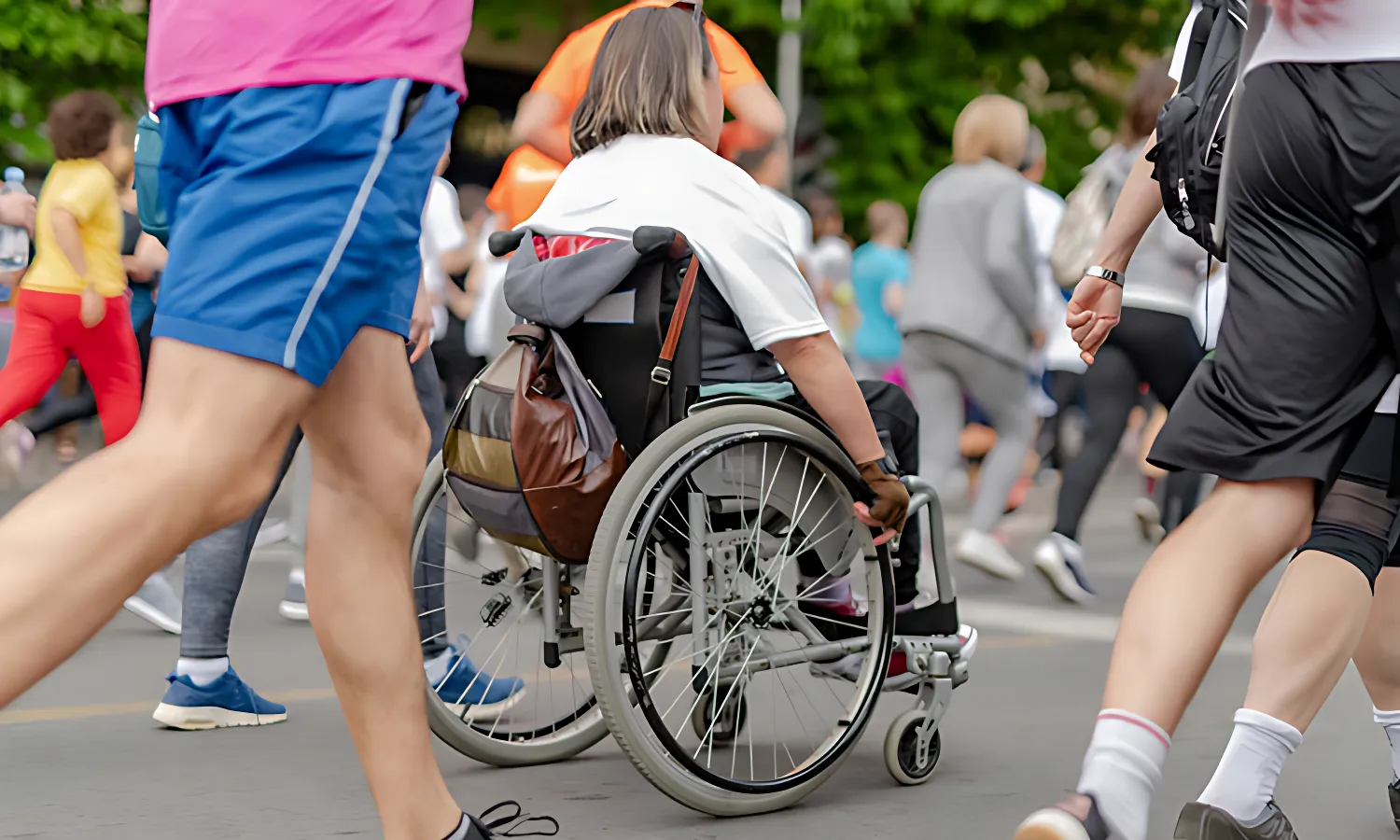 Diverse community members enjoying local activities together